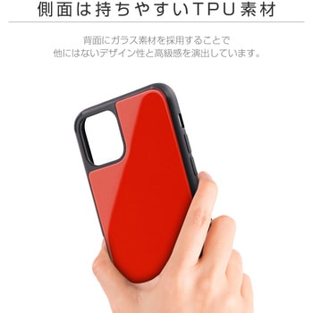 iPhone11Pro背面ガラスシェルケース「SHELLGLASS」 指紋防止 ストラップホール付 LEPLUS
