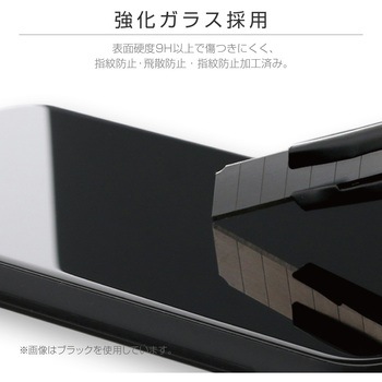 iPhone11ProMax背面ガラスシェルケース「SHELLGLASS」 指紋防止 ストラップホール付 LEPLUS