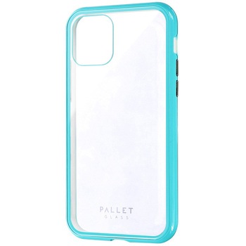 iPhone11Proガラスハイブリッドケース「SHELLGLASSCOLOR」 ストラップホール付 LEPLUS