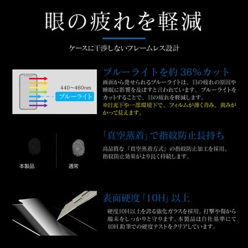 iPhone 11/iPhone XR ガラスフィルム「GLASS PREMIUM FILM」 スタンダードサイズ LEPLUS