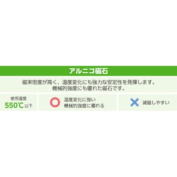 強力マグネット(穴付) エスコ