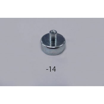 Φ20x6.0mm 強力マグネット(ねじ穴付/10個) エスコ