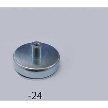Φ90x20 mm 強力マグネット(ねじ穴付/1個) エスコ
