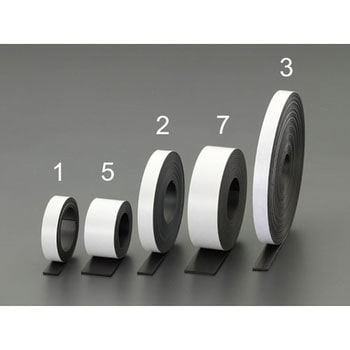 13mmx760mm マグネットテープ(粘着付) エスコ
