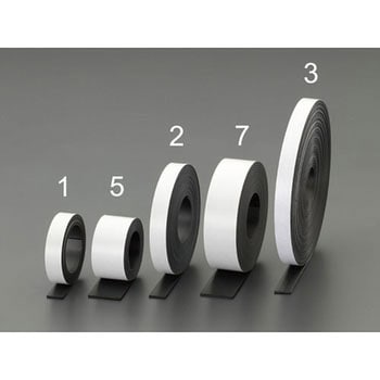 13mmx  3 m マグネットテープ(粘着付) エスコ