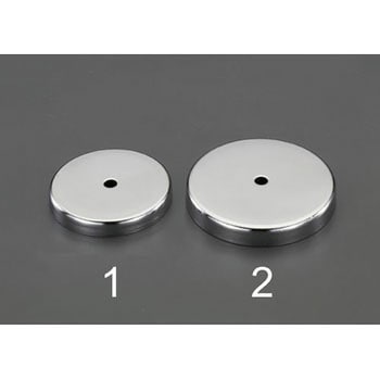 Φ67x9.5mm マグネット(6mm穴付) エスコ