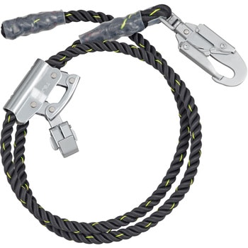 WR210BK ワークポジショニング用ロープ 1個 TJMデザイン(タジマツール