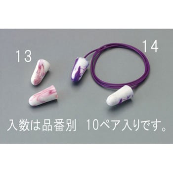 耳  栓 (カラフル・10組) エスコ