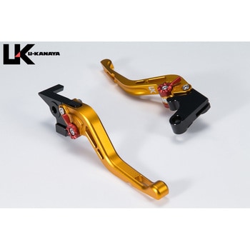 アルミビレットレバーセット GPタイプ 【ツヤなし】 400X/CBR400R/CB400F(NC47/56系) U-KANAYA