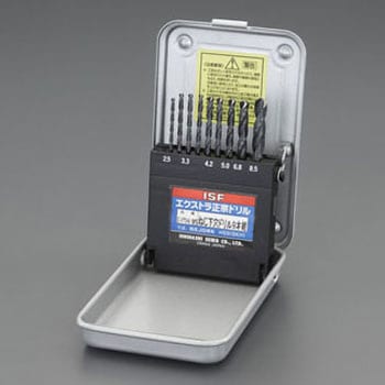 2.5-8.5mm ドリルセット(9本組/HSS) エスコ