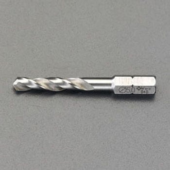 5.0x 50mm ドリルビット(六角軸/HSS) エスコ