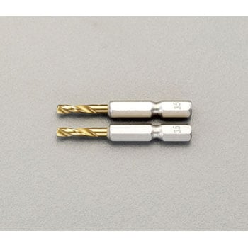 4.2x 57mm ドリルビット(1/4"六角軸・2本) エスコ