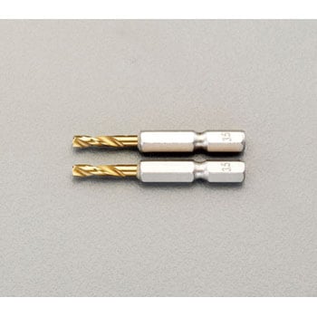 4.8x 57mm ドリルビット(1/4"六角軸・2本) エスコ