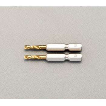 5.5x 65mm ドリルビット(1/4"六角軸・2本) エスコ