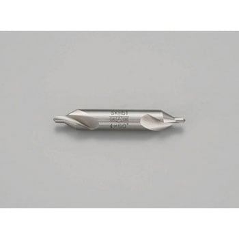 1.5x 42mm/60° センタードリル(軸 5.0mm/SKH51) エスコ
