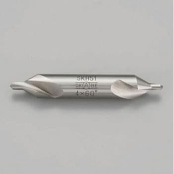 2.0x 47mm/90° センタードリル(軸 6.0mm/SKH51) エスコ