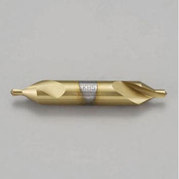 4.0x 69mm/60° センタードリル(軸 10 mm/コーティング) エスコ