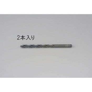 2.5x 61mm ドリルビット(シンニング・HSS/2本) エスコ