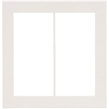 スイッチプレート2連用 神保電器