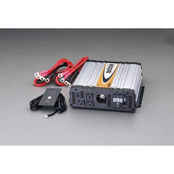 Dc12v Ac100v 1800w 正弦波インバーター エスコ 直流安定化電源 通販モノタロウ Ea812jd 11