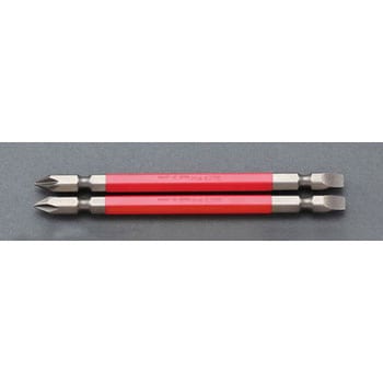 # 1/5.0x110mm [+ -]カラービット(2本組) - エスコ