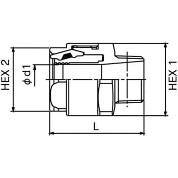 TC3-S19-R3/4 ホース継手 トヨコネクタ ステンレス製(袋ナット式 TC3-S