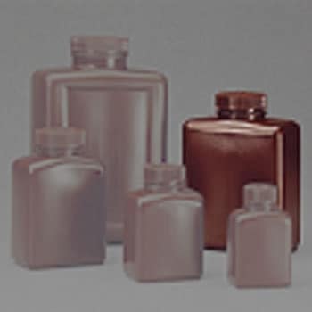 角型褐色試薬瓶 HDPE NALGENE(ナルゲン)