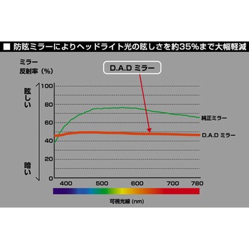 D.A.D モノグラムレザーミラー GARSON