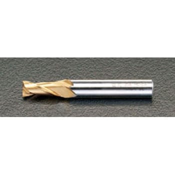 20.0x110mm エンドミル(TiN coat・Co-HSS/2枚刃) エスコ