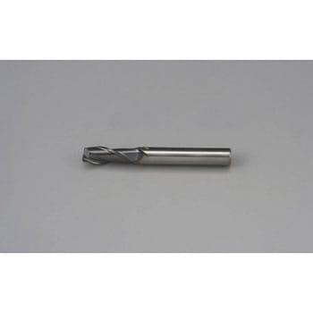 3.5x 45mm エンドミル(AlCr coat/超硬・2枚刃) エスコ