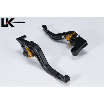 アルミビレットレバーセット GPタイプ 【ツヤなし】 400X/CBR400R/CB400F(NC47/56系) U-KANAYA