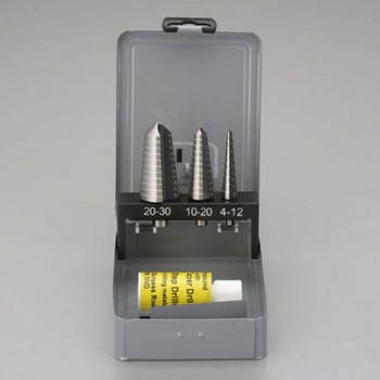 4-30mm ステップドリル(3本組・HSS) エスコ