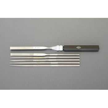 180mm ダイヤモンドやすり(精密・3種・6本組) エスコ