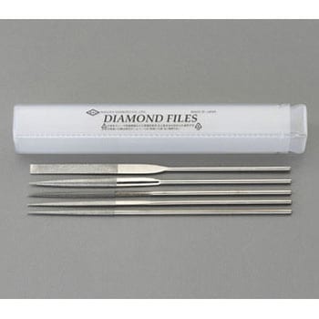 180mm ダイヤモンドやすり(精密・5種・5本組) エスコ
