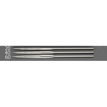 200mm/#200 ダイヤモンドやすり(精密・半丸) エスコ