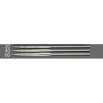200mm/#600 ダイヤモンドやすり(精密・半丸) エスコ