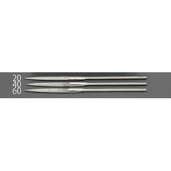140mm/#600 ダイヤモンドやすり(精密・半丸) - エスコ
