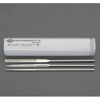 200mm/#200 ダイヤモンドヤスリ(精密・3種・3本組) エスコ