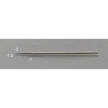140mmxΦ1.5mm/#400 ダイヤモンドヤスリ(極細・丸) エスコ
