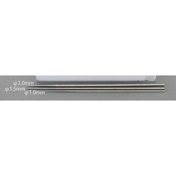 140mmxΦ2.0mm/#600 ダイヤモンドヤスリ(極細・丸) エスコ