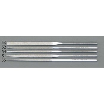 140mm ダイヤモンドニードル鑢(四角/細目) エスコ