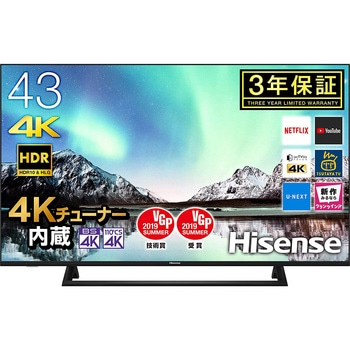 43E6800 43V�^ 4K�`���[�i�[�����t���e���r NEO�G���W������ Hisense(�n�C�Z���X) 50341936