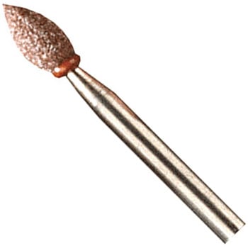 4.8x 8.0mm/3.2mm軸 軸付砥石 エスコ