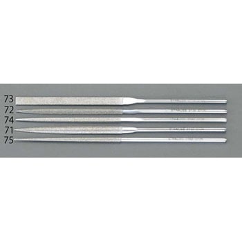 140mm ダイヤモンドニードル鑢(三角/粗目) エスコ