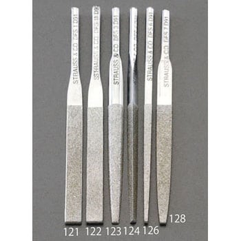 4.8x1.6x85mm ダイヤモンド鑢(平・ショート/#140) エスコ