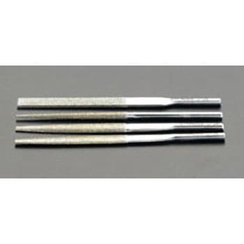 4.7x2.3x85mm ダイヤモンド鑢(燕尾・ショート/#140) エスコ
