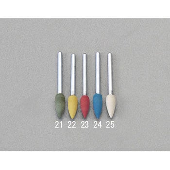 5x15mm 軸付砥石(#600/3mm軸) - エスコ