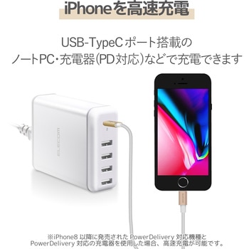 Lightningケーブル C-Lightning PD対応 準高耐久 断線しにくい 認証品 USB タイプC ライトニング スマートフォン タブレット エレコム