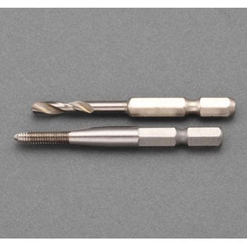 M 5x0.8 mm タップ(六角軸・下穴ドリル付) エスコ