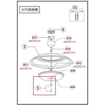 ボールチェーン ツマミ付 Panasonic(パナソニック)